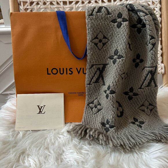 Louis Vuitton Wool Logomania Scarf - Picture 1 of 4